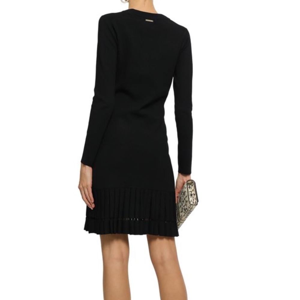 SOLD NWT MICHAEL KORS Pleat Hem Fit & Flare Dress - Picture 2 of 8